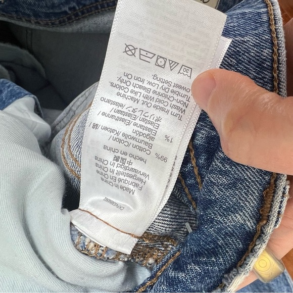 Madewell 11" High-Rise Flare Jeans in Erickson Wash Stitched Pocket Size 32 - Picture 8 of 9